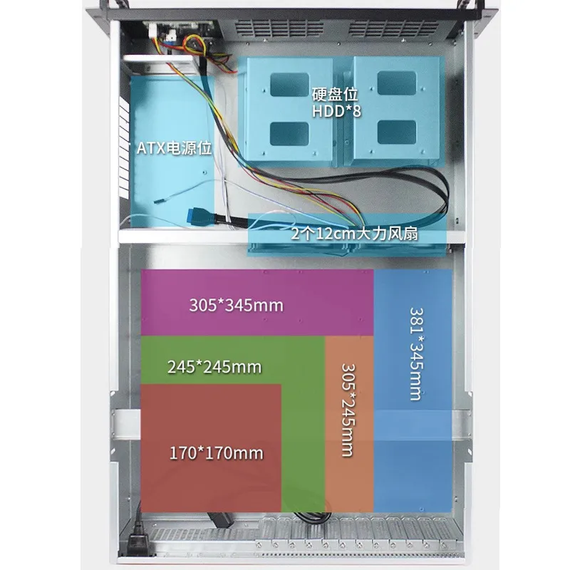Für Hochleistungs-4U-Servergeh – Server Gpu Chassis 4U Bewertung und Preis