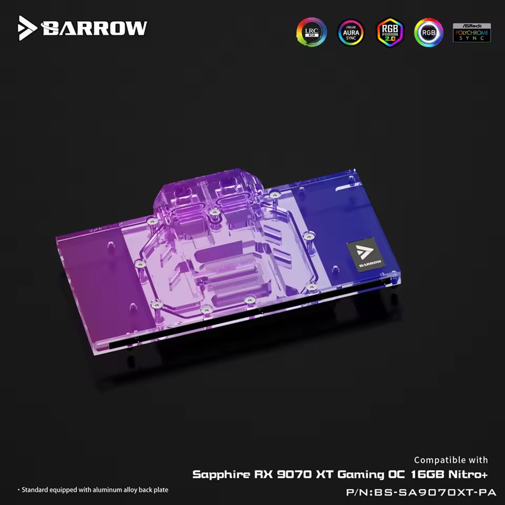 Barrow GPU-Wasserblock für Sap – Rx 9070 Xt Bewertung und Preis