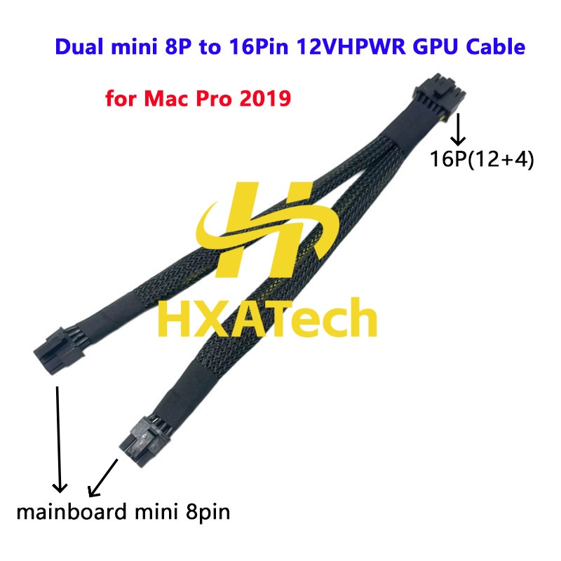 HXATech – Für Mac Pro 2019, ne – Dual 8Pin To 16Pin 12Vhpwr Cable Bewertung und Preis