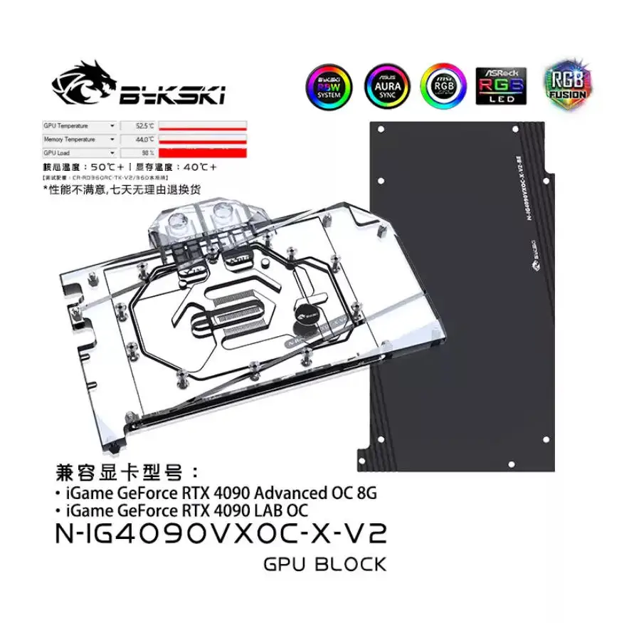 Bykski Wasserkühler für die le – Rtx 4090 Water Block Bewertung und Preis